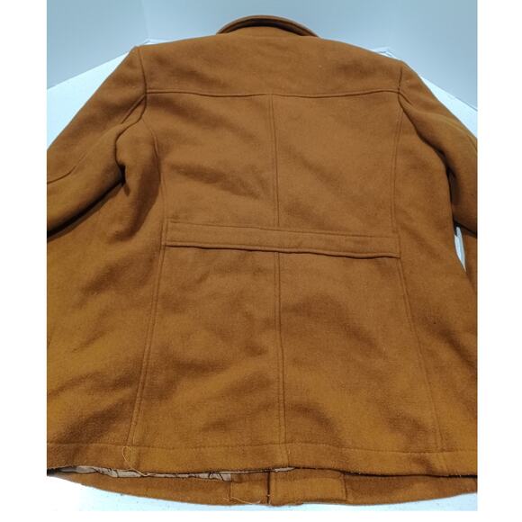 YIKAILONG Classic Browm Mens Peacoat Jacket Size XXXL 190/104A - Picture 3 of 6
